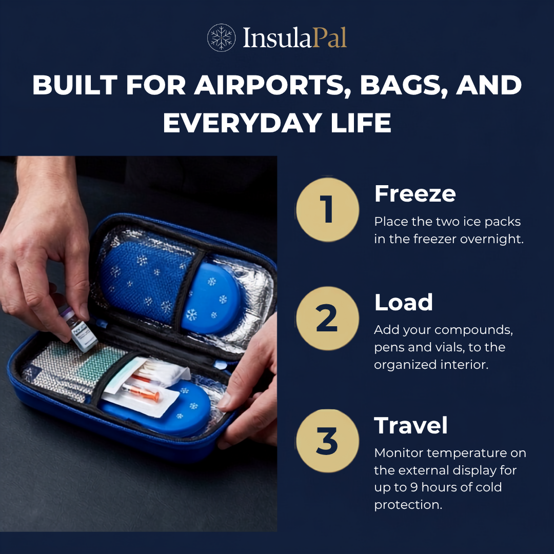 InsulaPal - Insulin & GLP-1 Cooling Travel Case